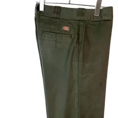 Dickiesディッキーズ874ワークパンツ緑オリーブグリーンカーキツイル生地ロゴタグワンポイントリアルワークウェアストリートアメカジスケーターファッションスケートボードカルチャーoriginal fitオリジナルフィットvintageヴィンテージ50530