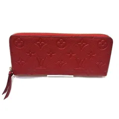 ルイヴィトン　Louis Vuitton　モノグラム　アンプラント　ポルトフォイユ　クレマンス　M63698　長財布　レディース　美品