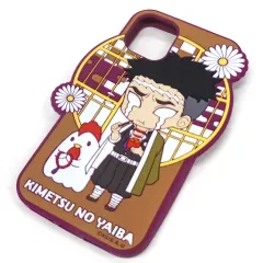 【中古】携帯ジャケット・カバー 悲鳴嶼行冥 オリジナルスマホケース 「鬼滅の刃×ローソン」 たまるよスタンプキャンペーン 当選品