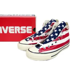 CONVERSE コンバース 国内正規 ALL STAR US STARS&BARS HI U.S. ORIGINATOR オールスター ハイカット キャンバス 1SD294 スターズ&バーズ 星条旗 US8 26.5