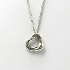 ティファニー(Tiffany) オープンハート シルバー925 無し レディース,メンズ ファッション ペンダントネックレス (シルバー)