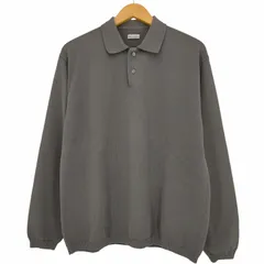 スティーブンアラン Steven Alan LIGHT GASS CTN LONG SLEEVE POLOSHIRT ニットポロシャツ メンズ JPN：M のサムネイル