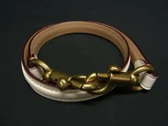 ■美品■ COACH コーチ レザー バッグ用 ショルダーストラップ 斜め掛け 肩掛け レディース メンズ オフホワイト系 FB4782