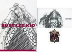 【中古】クリアファイル ユースタス・キッド＆キラー A4クリアファイル＆ステッカー＆マスクケース 「一番くじ ワンピース 難攻不落ノ懐刀」 H賞