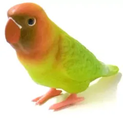 【中古】トレーディングフィギュア ボタンインコ(黄色) 「手のりインココレクション」