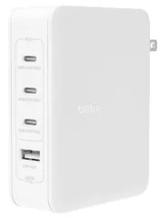 Belkin 140W GaN急速充電器 4ポート(USB-C×3 & USB-A×1) デュアルPD3.1 高速充電対応 PPS対応 MacBook Pro/MacBook Air/iPad Pro/iPhone/Androidス [最大140W・4ポート]