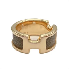 ❤未使用品❤オランプリング13号 ノワールｘピンクゴールド金具 エルメス リング 《オランプ》 PM | Hermès - エルメス-公式サイト