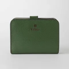 【良品】 フルラ リーヴァ 型押し 2way ウォレットショルダー レザー 緑 良品】 フルラ リーヴァ 型押し 2way ウォレットショルダー