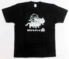 【中古】Tシャツ 二刀アーサー ヒョウヒョウTシャツ ブラック Lサイズ 「PS4ソフト ミリオンアーサー アルカナブラッド」 ヒョウヒョウTシャツプレゼントキャンペーン 配布品