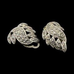 【アンティーク】Leaf Clip Earrings　リーフクリップイヤリング