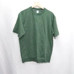 ◇ ⊂ TAKEO KIKUCHI タケオキクチ コットン系　ストレッチ素材 半袖 Tシャツ サイズM グリーン系 レディース E  【1409240057222】