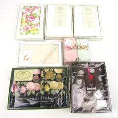 ローラアシュレイ/バラクラ他 タオル 7点セット 未使用 フェイスタオルなど ギフト ブランド まとめて 大量 レディース