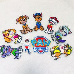 ☆高品質☆ パウパトロール 刺繍アイロンワッペン 9枚セット