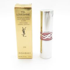 美品 YvesSaintLaurent イヴサンローラン ラブシャインリップスティック 口紅 208 ラズベリーシャイン 残量多 BO10063S