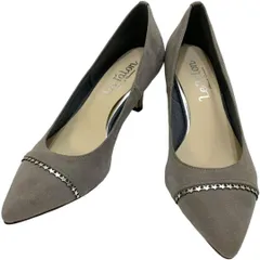 【極美品】ルタロン (22) パンプス ポインテッドトゥ スウェード 定番