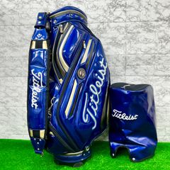 タイトリスト　キャディバッグ　アスリートモデル　エナメルモデル　9.5インチ Titleist タイトリスト 9.5型☆中古☆3点式 エナメル アスリート