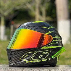 日本未流通デザイン！英国フルフェイスGLX ミラーシールド