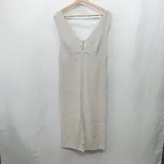 ◇ ⊇ Apuweiser-riche 膝下丈 ワンピース サイズ1 グレー系 レディース E  【1412260038065】