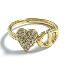 極美品　ディオール　CD ロゴ　 ハート　リング　指輪　現行 Christian Dior - ディオール Dior リング レディース ブランド