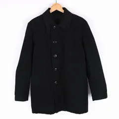 メンズメルローズ トレンチコート スプリングコート 無地 アウター 日本製 メンズ 3サイズ ブラック MEN'S MELROSE 【中古】のサムネイル