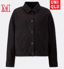 ユニクロ　ジャージーリラックスジャケット　M ブラック　商品番号　211-424583