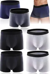 AZure メンズ 使い捨てパンツ 6枚 厚手 使い捨てを超えた履き心地 繰り返し使える 下着(マルチカラー,  3XL)