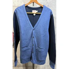 美品 ブルックスブラザーズ BROOKS BROTHERS RED FLEECE バイカラー スウェット カーディガン M メンズ