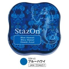 ツキネコ ステイズオンミディ インクパッド【ブルーハワイ】