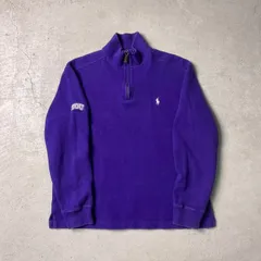 Polo by Ralph Lauren ポロバイラルフローレン リブスウェット ハーフジップ メンズM 【SS2506】