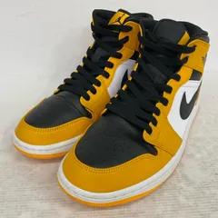 【加古川店】 中古 NIKE | ナイキ スニーカー Air Jordan 1 Mid 'Taxi' 554724-701 イエロー 【126】