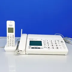 Panasonic - Panasonic  FAX付電話　子機付き　KX-PZ200-W Panasonic パナソニック FAX KX-PZ200（ホワイト）子機1台