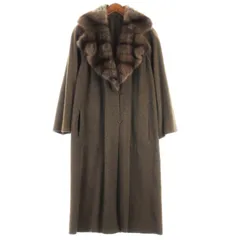 美品☆ロシアンセーブル☆FENDI カシミヤ ロングコート 現行タグ