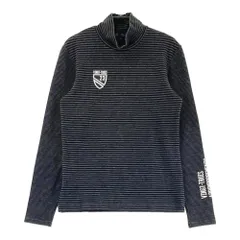 サイズ：1 23区GOLF ニジュウサンクゴルフ  ハイネック 長袖Tシャツ ボーダー柄 グレー系 [240101389776]# ゴルフウェア レディース ストスト