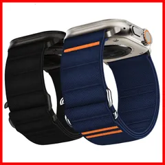 バンド 2本セット - apple watch コンパチブルアップルウォッチ バンド 超通気ナイロン 防汗スポーツ用 全サイズ対応 49mm 46mm 45mm 44mm 42mm [Suitisbest] 41mm 40mm 38mmメンズ向け運動軽量伸縮性
