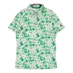 サイズ：L ADIDAS GOLF アディダスゴルフ 2024年 半袖ポロシャツ シアサッカー 総柄 グリーン系 [240101529859] ゴルフウェア レディース ストスト