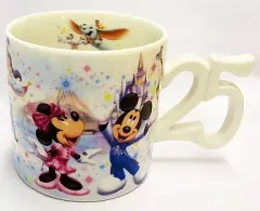 【中古】マグカップ・湯のみ(キャラクター) ディズニーキャラクター集合 スーベニアカップ 「東京ディズニーリゾート 25th Grand Finale The Dream Goes On」