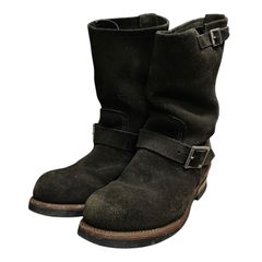 REDWING レッドウィング 8274 BEAMS別注 エンジニアブーツ スウェード ブラック 黒