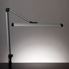 【未使用品】山田照明 Z-LIGHT LEDデスクライト  Z-208LED SL (シルバー) 7段階調光機能付き