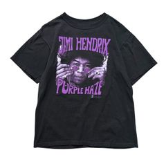 【M】00s 2005 古着 Jimi Hendrix Purple Haze バンド Tシャツ ジミヘンドリックス オフィシャル ブラック