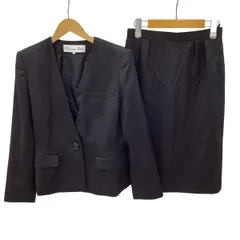 美品✨クリスチャンディオール セットアップ スカート ジャケット ストライプ M Christian Dior - ディオール Dior Size9 ジャケット スカート