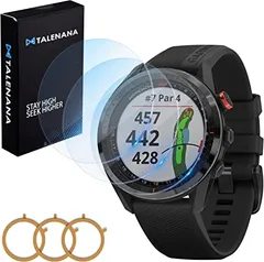 【3枚入り】 Mihence Compatible with (ガーミン) Garmin Approach S62 保護フィルム, 9H ガラス保護フィルム 対応 GARMIN (ガーミン) Approach S62 Smartwatchスマート腕時計 2.5