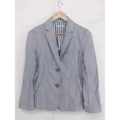 ◇ Simplicite シンプリシテェ リネン混 シングル2B 長袖 テーラード ジャケット サイズ40 グレー レディース P  【中古】 【1208220011090】のサムネイル