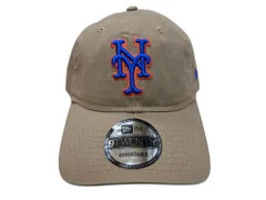NEWERA (ニューエラ) 9TWENTY ニューヨーク・メッツ ベースボールキャップ CAP MLB 60235285 F カーキ ウィメンズ/027