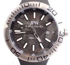 美品 JPN WATCH(ジェイピーエヌ) JPNW-002CSV シンカイ ハイブリッド Ti/ラバー AT 自動巻き チタン 軽量 深海 日本製 メンズ 腕時計
