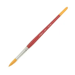 artgear 画筆 アクリル画 水彩画兼用 水彩筆(レッド) ｒR　丸筆 12号