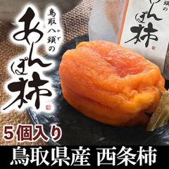 鳥取県産西条柿使用『あんぽ柿』５個入り【メルカニ】