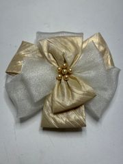 コサージュ　ゴールド　新品