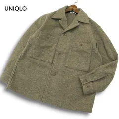 UNIQLO U ユニクロ ユー ルメール 秋冬 ウール混★ フリース ジャージー オーバー シャツ ジャケット Sz.M メンズ