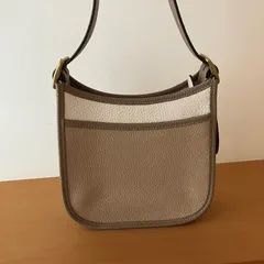 【美品】COACH　コーチ　ショルダーバッグ　ベージュ　89124　メンズ / レディース