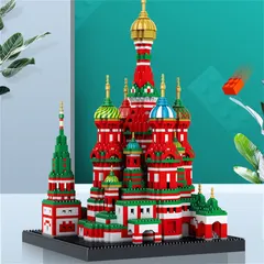 ロシア雑貨　聖ワシリイ大聖堂　インテリア雑貨　オブジェ　木製オーナメント　置物 聖ワシリー大聖堂 ロシア正教会 置物 木製 クリスマス雑貨